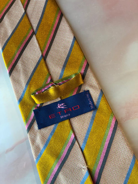 Cravatta Vintage ETRO a righe #083
