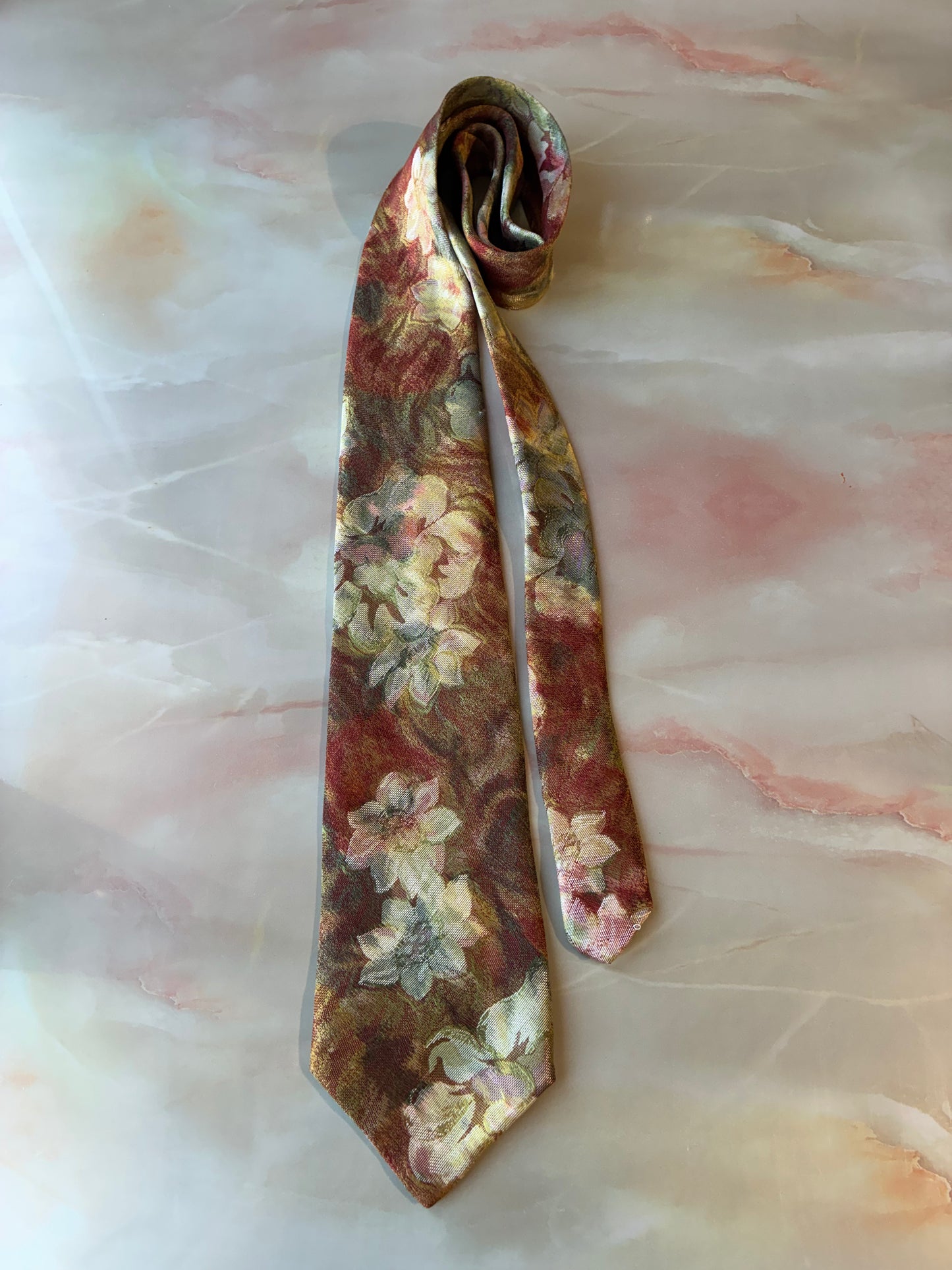 Cravatta Vintage New Fast floreale #102