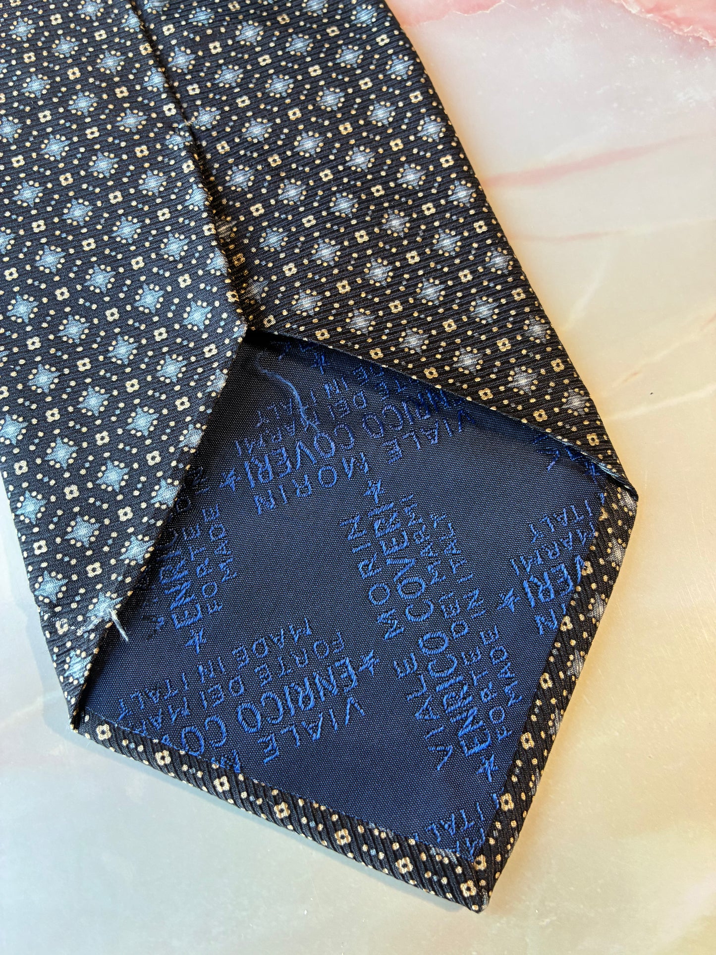 Cravatta Vintage Enrico Coveri a pois #084