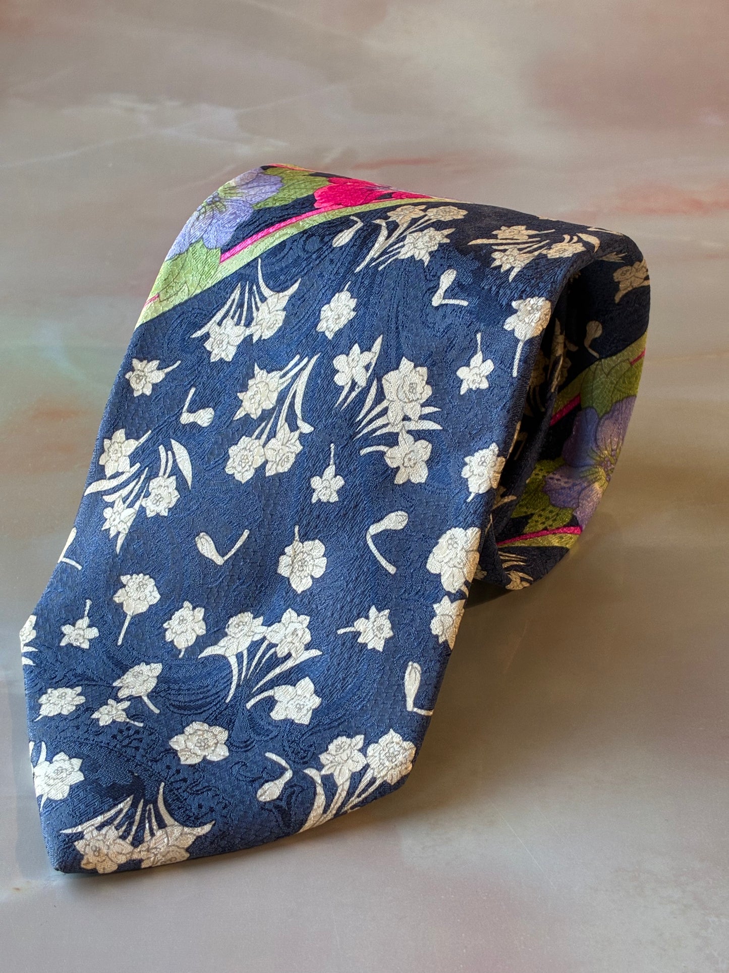 Cravatta Vintage Leonard Paris in seta #100
