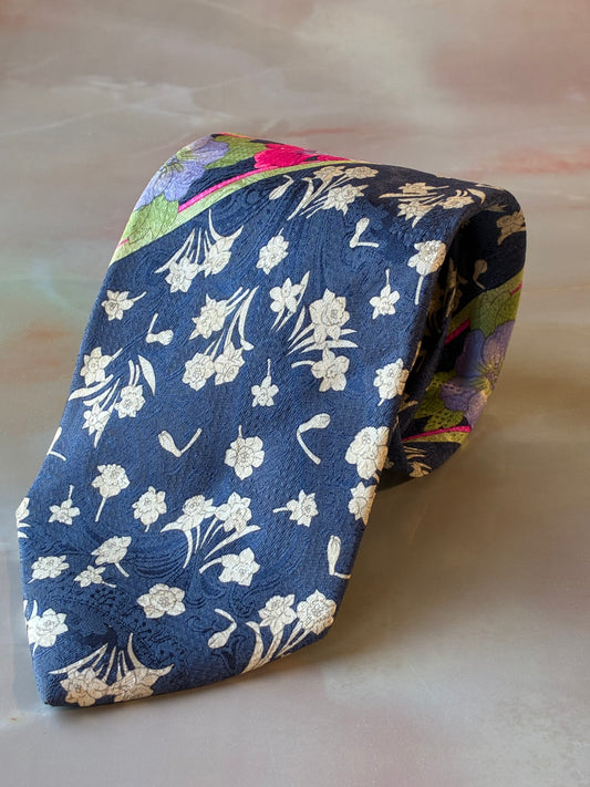 Cravatta Vintage Leonard Paris in seta #100