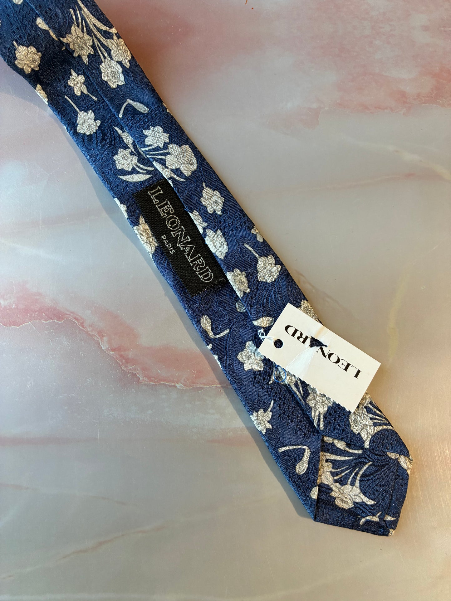 Cravatta Vintage Leonard Paris in seta #100