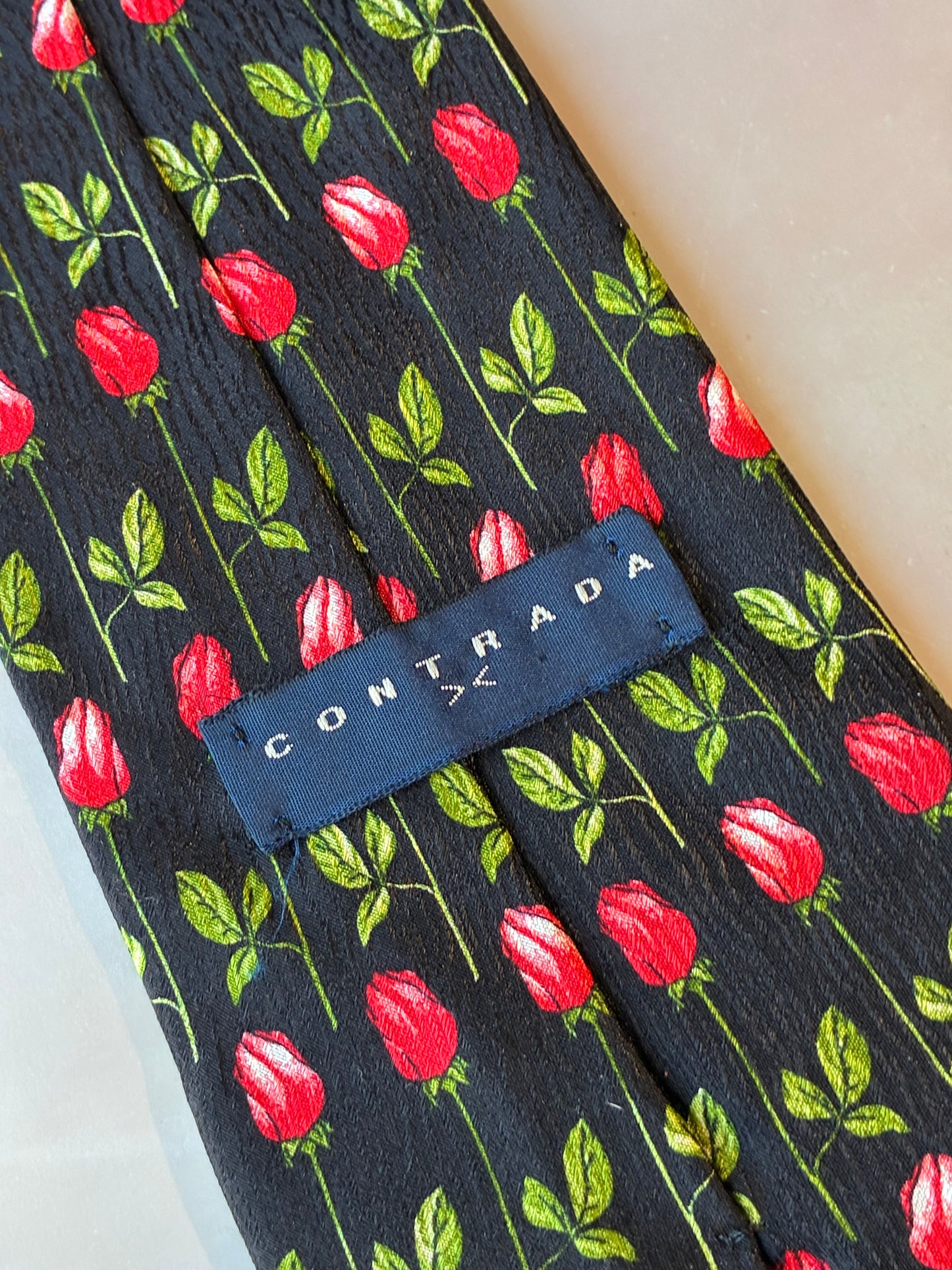 Cravatta Vintage Contrada in seta #099