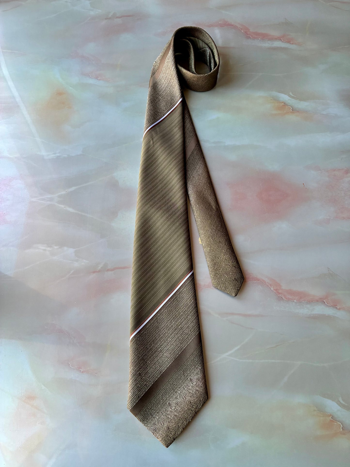 Cravatta Vintage a righe Striebnig #094