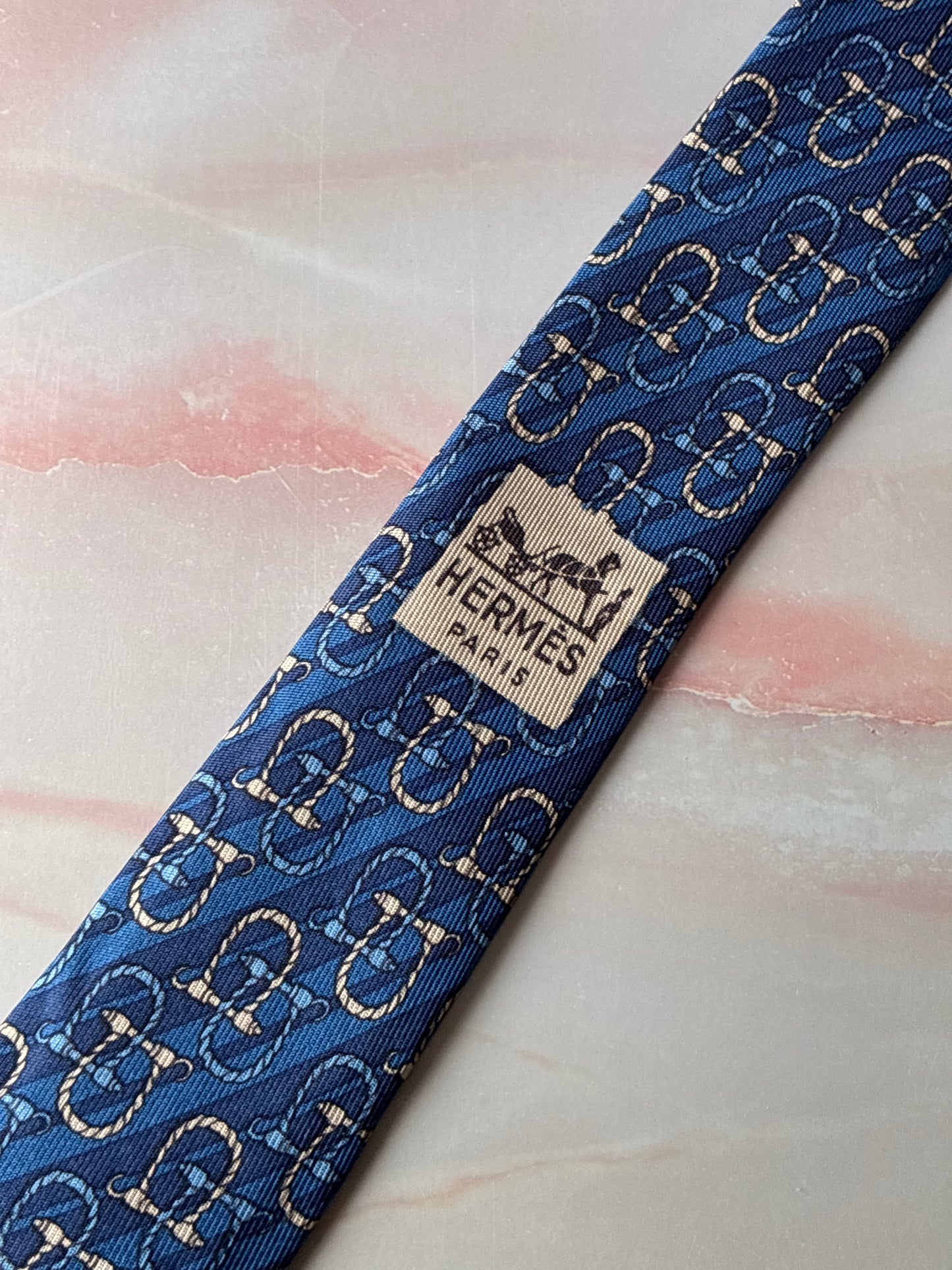 Cravatta Hermès in Seta Astratta #109