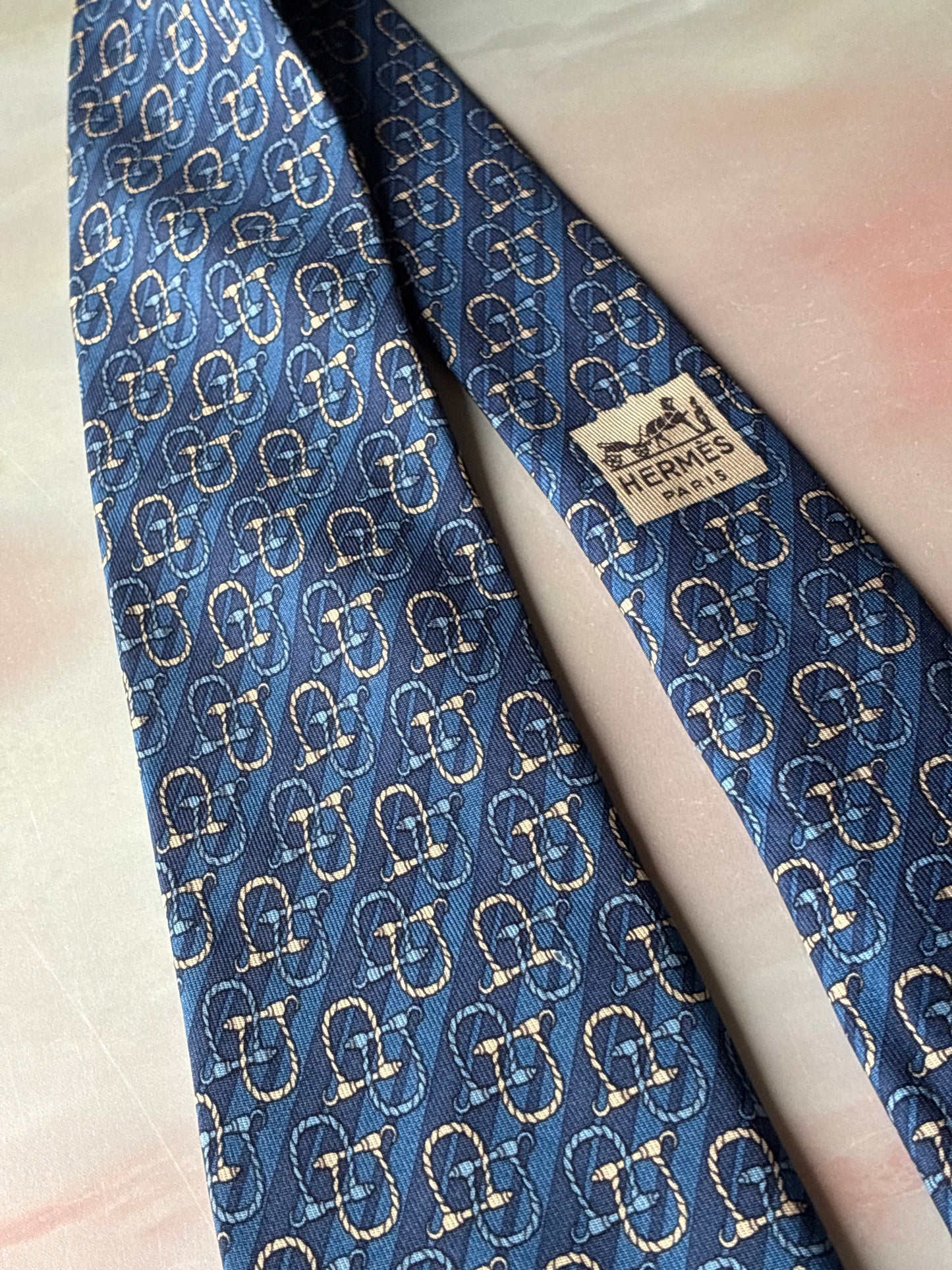 Cravatta Hermès in Seta Astratta #109