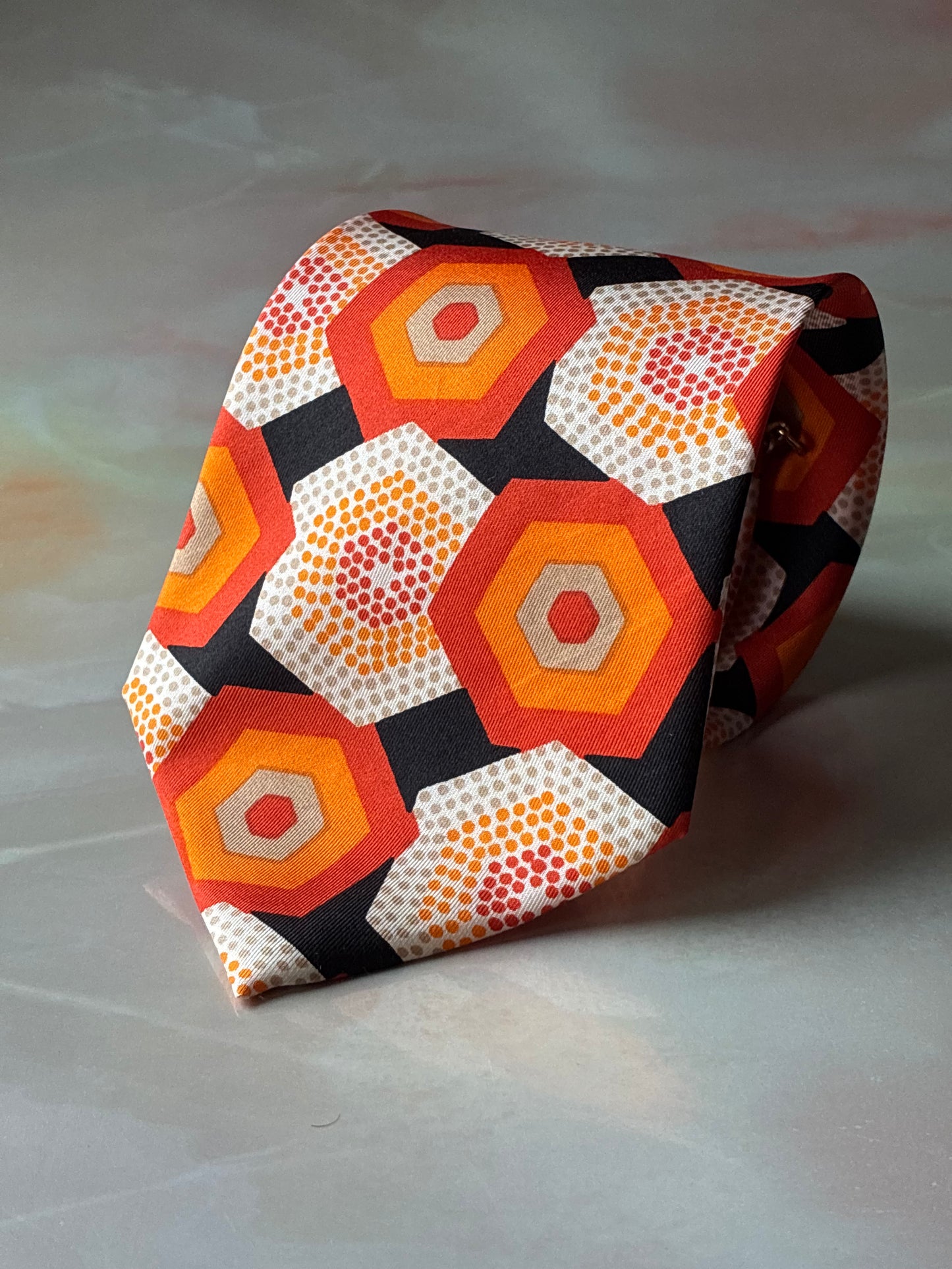 Cravatta Emile Stodin Paris in Seta Geometrica #107