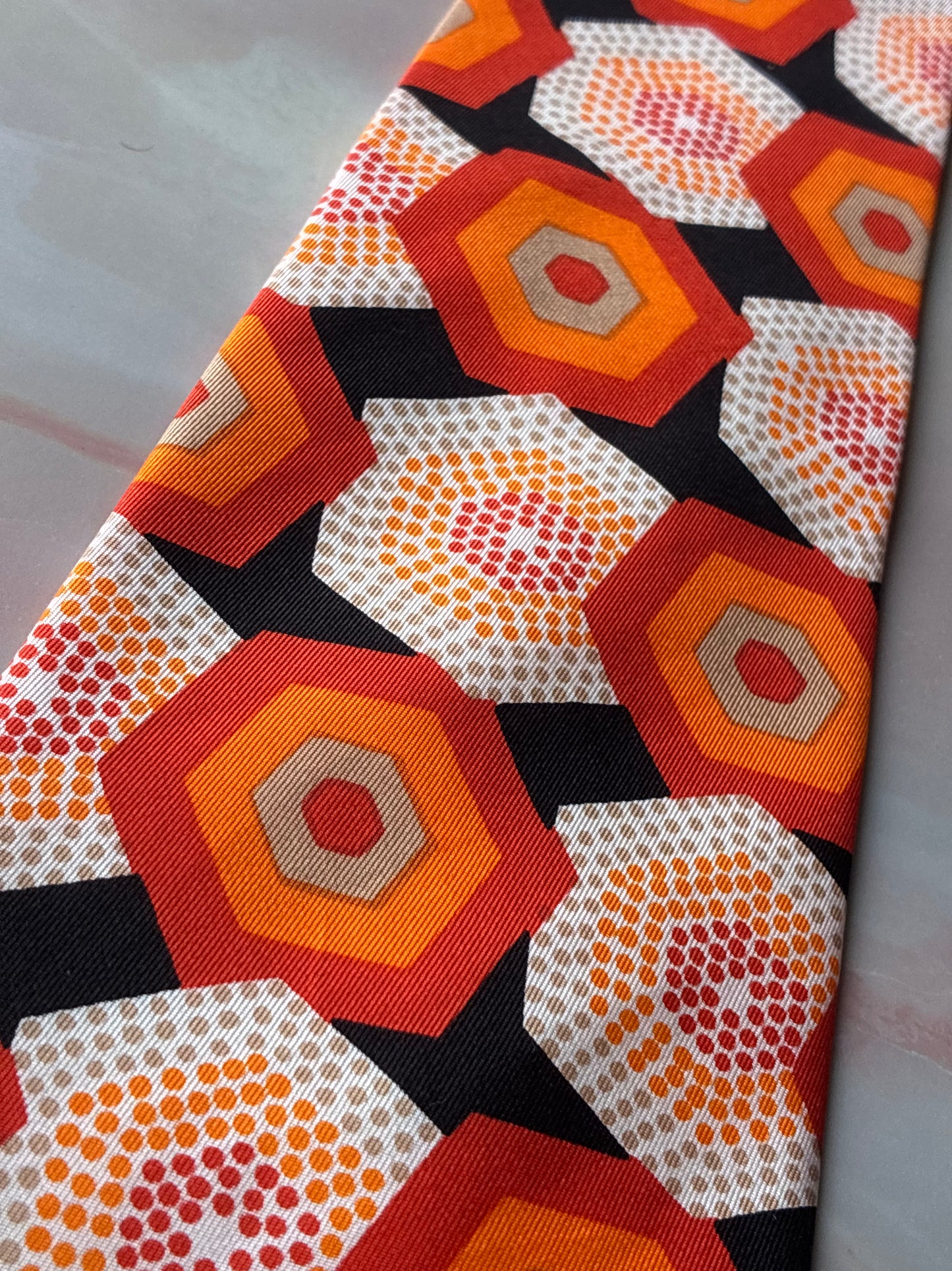 Cravatta Emile Stodin Paris in Seta Geometrica #107